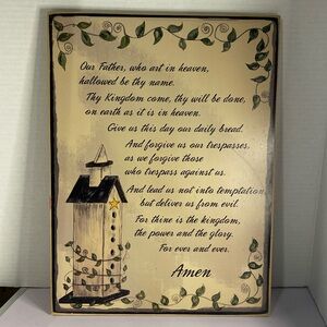 Primitive Lord’s Prayer picture